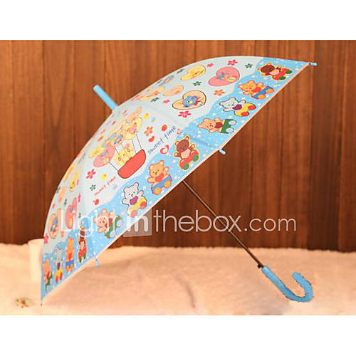 Childrens Transparent Cartoon Umbrella