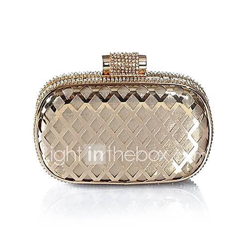 Metal And Leatherette Wedding/Special Occation Clutches/Evening Handbags(More Colors)