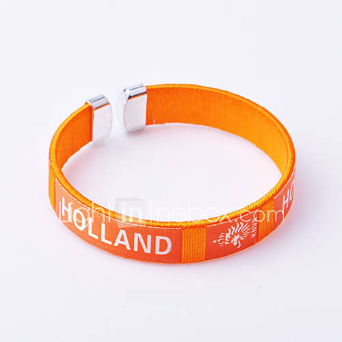 Netherland 2014 World Cup Knitting Couple Bracelets