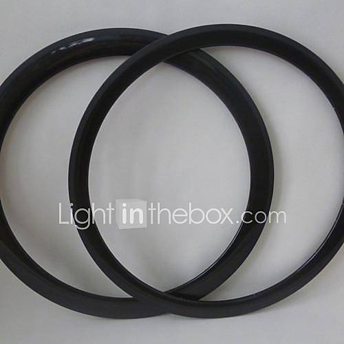 700C Super Light Carbon Rims front 38mm rear 50mm Tubular 20h front and 24h rear Bicycle rims(1 pair)