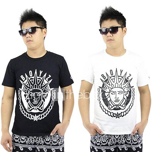 Fashion T shirt Men Angel Hip Hop Cotton Rap Rock