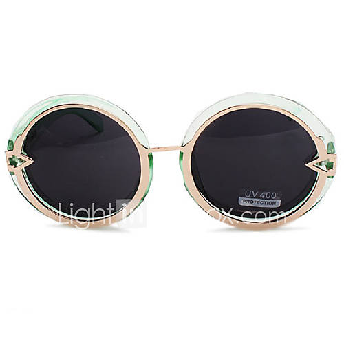 Helisun Womens Fashion Vintage Round Shape Sunglasses2109 2 (Screen Color)