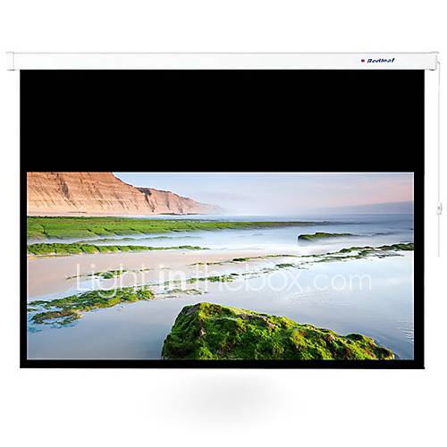 Redleaf Matte White 169 Hd 75 Inch Pull Down Projection Screen