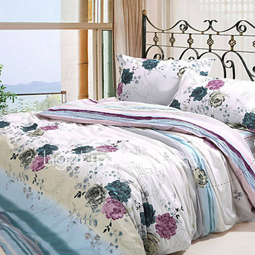 Flower Nighty Bed Set Of Four SF00028