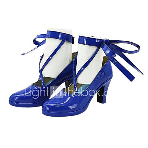 Vocaloid   7th Dragon   Miku Blue Cosplay Boots