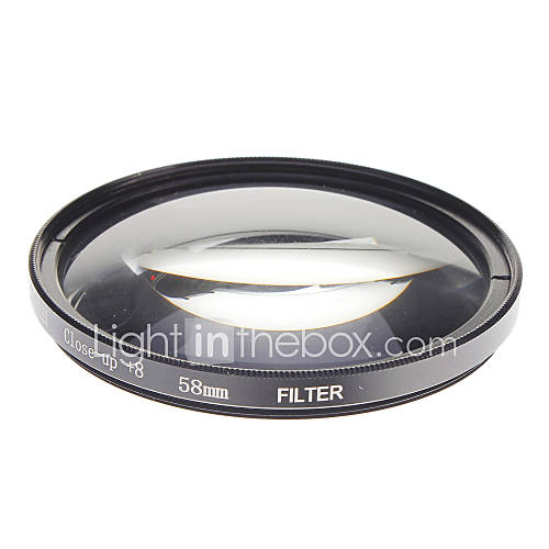 ZOMEI Camera Professional Optical Filters Dight High Definition Close up8 Filter (58mm)