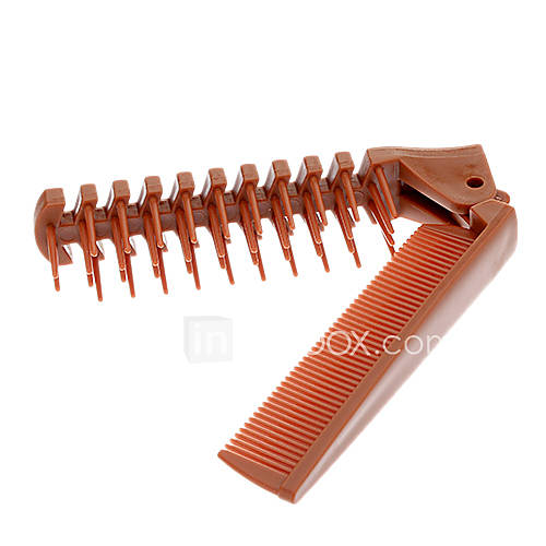 Coloful Plastic Folding Comb(Color Random)