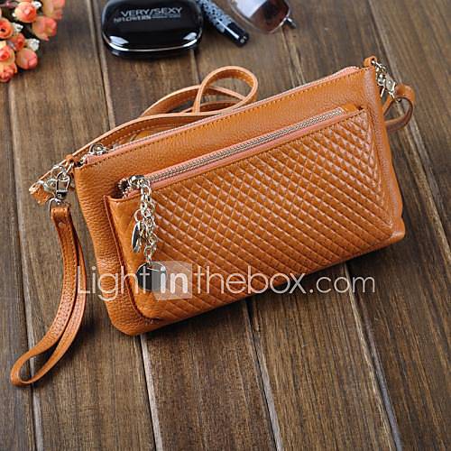 Womens Cowhide Genuine Leather Messenger Handbag