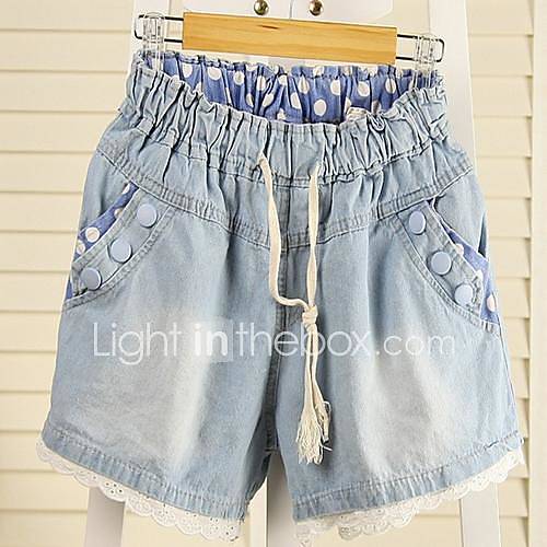 Womens Korean Retro Fashion Personality Shorts