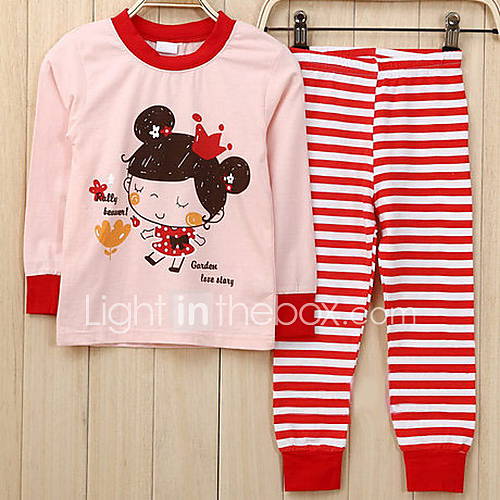 Childrens Cartoon Casual Short Sleeve Clothing Sets