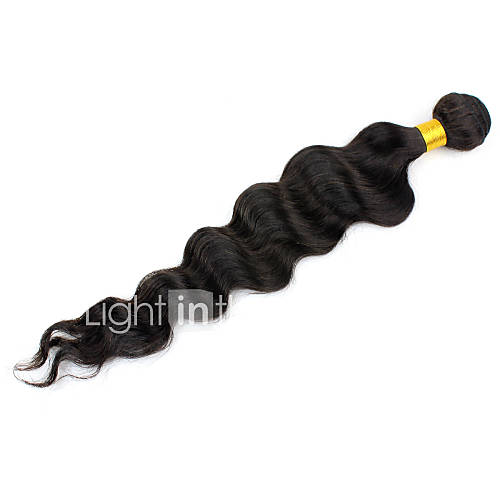 12Inch 100% Brazilian Virgin Remy Human Hair Loose Deep Weaves Round Top