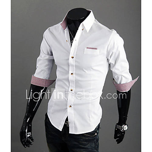 Midoo Short Sleeved Elegant Shirt(White)