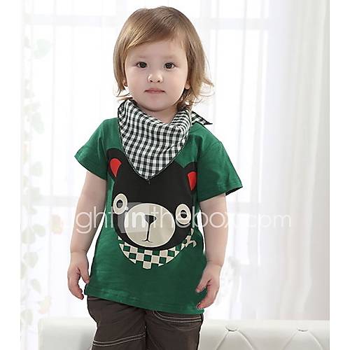 Childrens Triangle Scarf Three Piece Clothing Sets