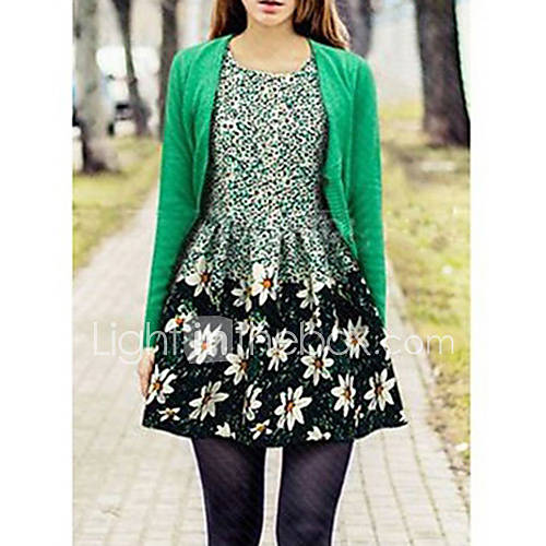 HAND Womens Shivering Lace Dress