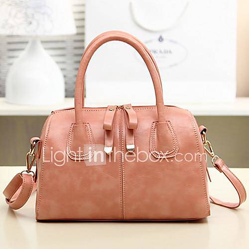 Womens Print Patent Leather Double Shoulder Bag(Lining color on random)