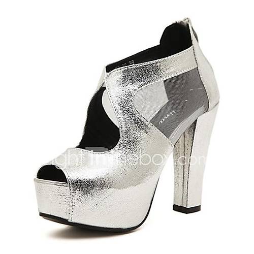 Leatherette Womens Chunky Heel Peep Toe Sandals with Buckle Shoes(More Colors)