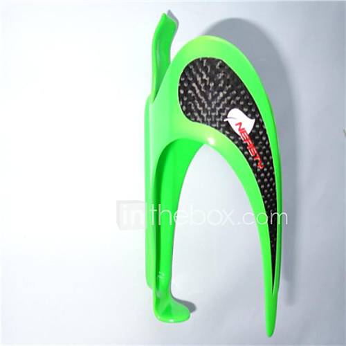 NT BC1019 NEASTY Cycling 3K Weave Carbon Fiber Bottle Cage (Bright Green)