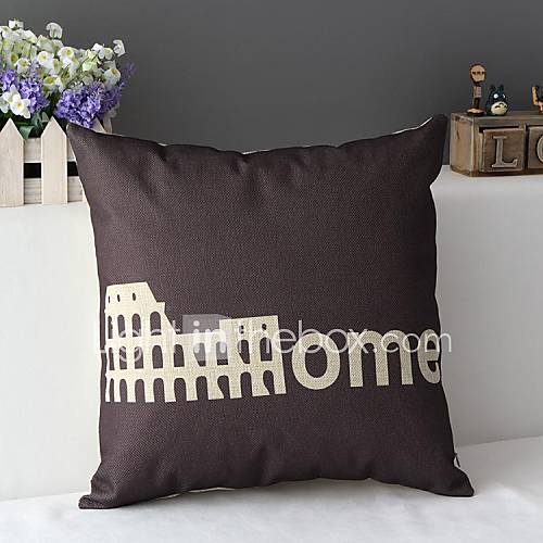 Classic High Fashion Falling in Love with Rome Decorative Pillow Cover