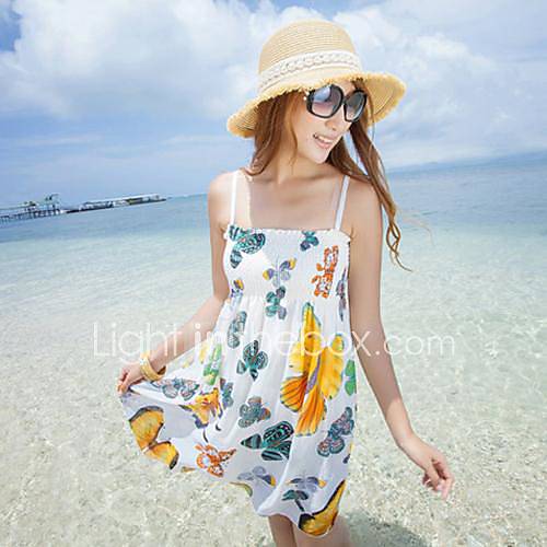 Womens Bohemia Butterfly Fashion Mini Dresses