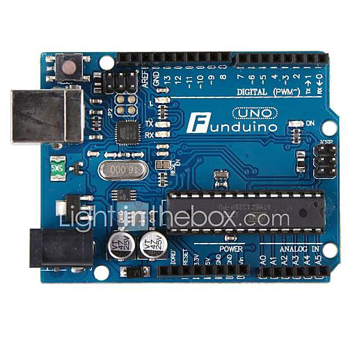 Brand new Funduino Uno R3 ATmega328P PU ATmega16U2 Board USB Cable