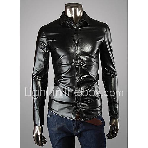 Mens Solid Color Stylish Jacket