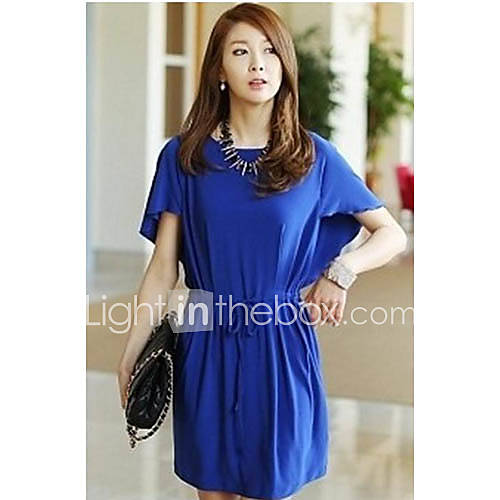 Successful Loose Waisted Bodycon Dress (Blue)