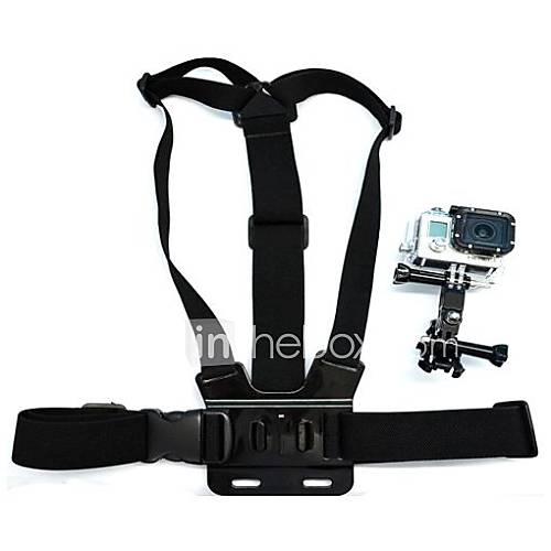 Adjustable Chest Mount Harness Camcorder Shoulder Strap for GoPro Hero 3 / 3 / 2 / SUPTig Sports DV