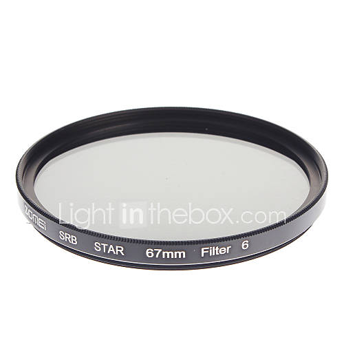 ZOMEI Camera Professional Optical Frame Star6 Filter (67mm)