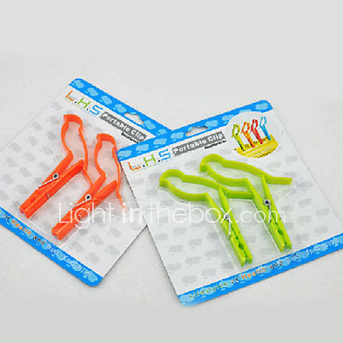 Bird Shaped Clip Random Color, W3cm x L10.5cm x H1cm