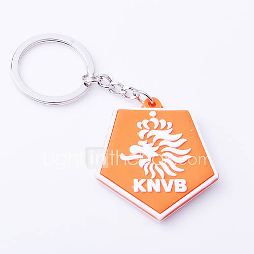 Netherlandish National Emblem Rubber Key Buckle