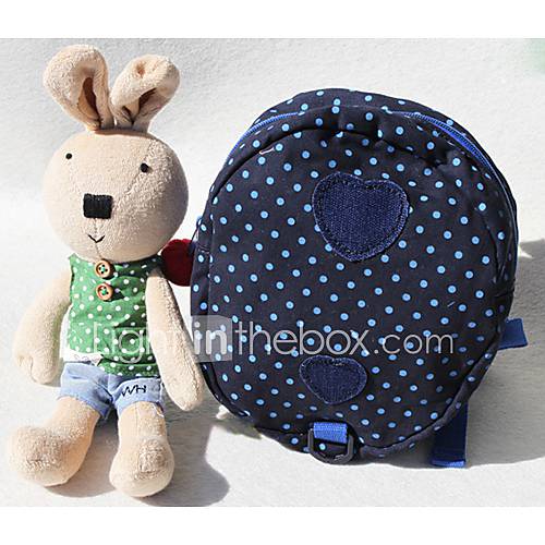 Childrens Dot Stereo Cartoon Safety Harness Backpack(Rabbit)