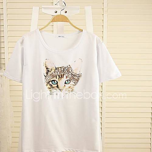 Womens Korean Yards Was Thin Short Sleeve T Shirt