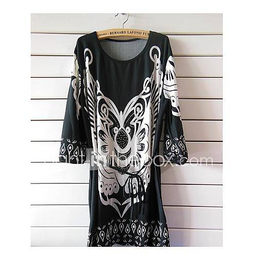 Womens Round Collar Black and White Butterfly Very Hot Drilling