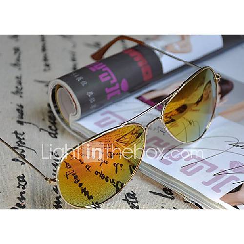 Helisun Unisex Fashion Korean Reflective Modern Sunglasses 3025 7 (Screen Color)