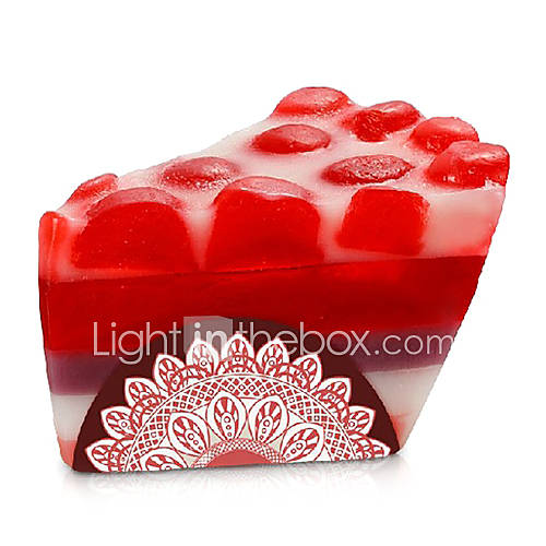 Cherry Cake Handmade Soap Whitening Moisturizing Balance Oil Secretion Anti acne 150g