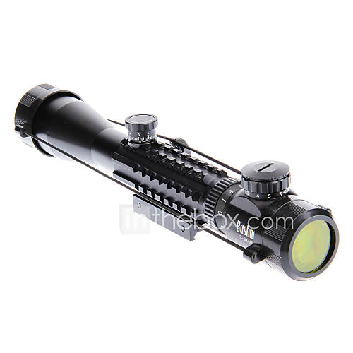 3 9X40EG Red / Green Adjustable Gun Aim 3X~9X Magnification Telescope Riflescope