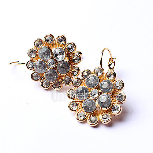 ME Small Flower Rhinestone Earings