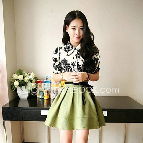 Womens Ink Printing Cultivate Ones Morality Mini Dress