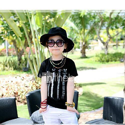 Boys Round Collar Zebra Cartoon Printing T shirts