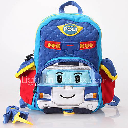 Childrens Cool Cartoon Robot Schoolbag Safety Harness Backpack