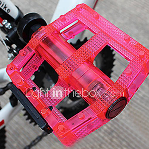 CoolChange PC Material Ultralight Anti Slip Rose Red Ball Bearing Pedal