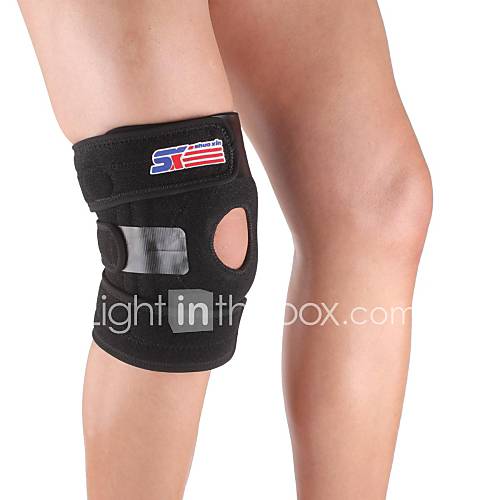 Adjustable Silicon 4 spring Knee Guard Protector   Free Size