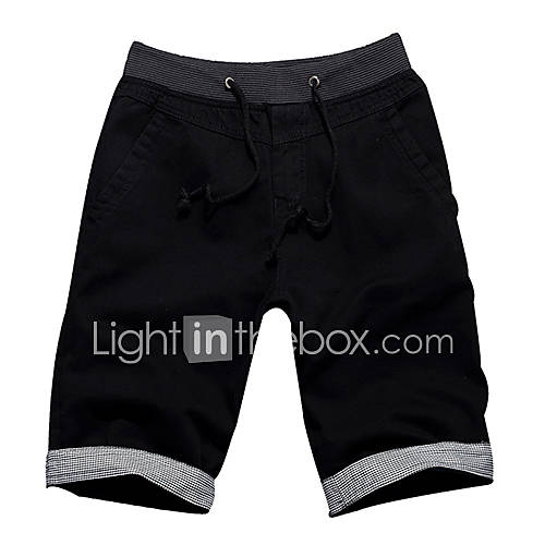ARW Mens Leisure/Sports Short Solid Color Pants