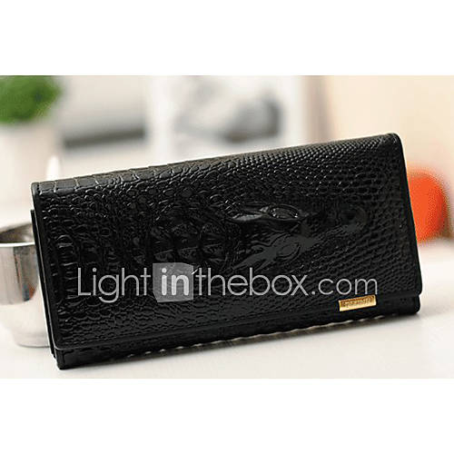 Womens Fashion Alligator Wallet