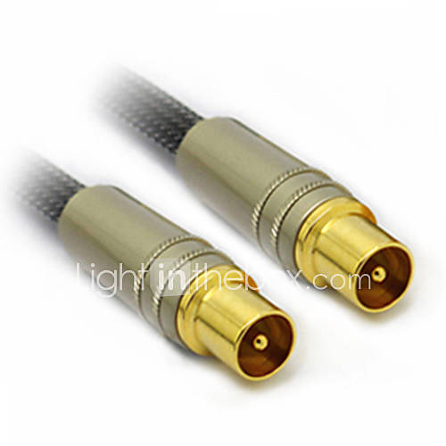 Coaxial Closed circuit Cable M/M for HDTV Gray(0.75M)