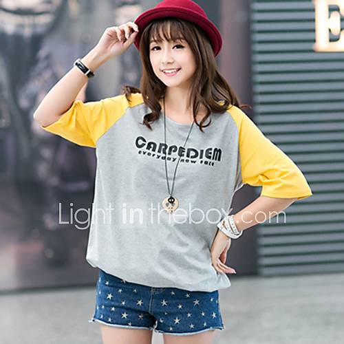 Meitiantian Korean Casual Gray Shirt