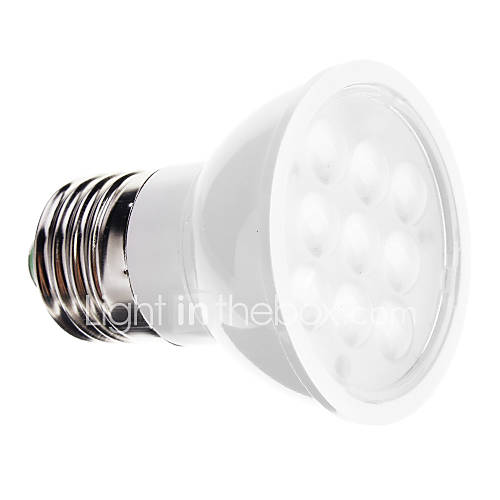 E27 4W 9x2835SMD 300 400LM 5500 6500K Cool White Light LED Spot Bulb(AC 85 265)