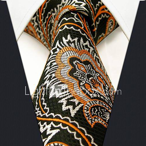 Mens Casual Silk Multicolor Floral Print Necktie