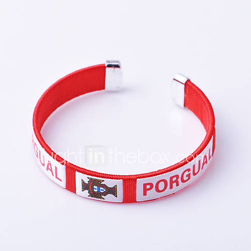 Portugal 2014 World Cup Knitting Couple Bracelets