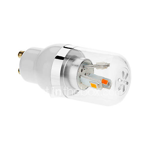 GU10 4W 6x5630SMD 300 350LM 2500 3500K Warm White LED Corn Lights(AC 85 265)